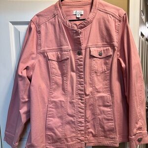 D&Co Pink Denim Jacket